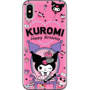 Чехол Uprint Apple iPhone X День народження Kuromi