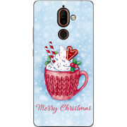 Чехол U-print Nokia 7 Plus Spicy Christmas Cocoa