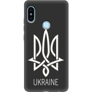 Черный чехол Uprint Xiaomi Redmi Note 5 / Note 5 Pro Тризуб монограмма ukraine