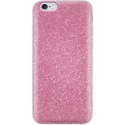 Чехол с блёстками Apple iPhone 6 / 6s Розовый