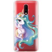 Чехол со стразами OnePlus 7 Unicorn Queen