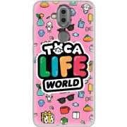 Чехол Uprint Nokia 8.1 Toca Boca Life World