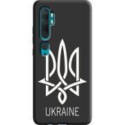Черный чехол BoxFace Xiaomi Mi Note 10 / Mi Note 10 Pro Тризуб монограмма ukraine