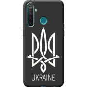 Черный чехол BoxFace Realme 5 / 6i Тризуб монограмма ukraine
