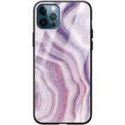 Защитный чехол BoxFace Glossy Panel Apple iPhone 12 Pro Purple Marble