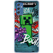 Чехол BoxFace Samsung Galaxy M52 (M526)  Minecraft Graffiti