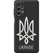 Черный чехол BoxFace Samsung Galaxy A23 (A235) Тризуб монограмма ukraine