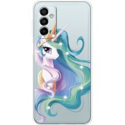 Чехол со стразами Samsung Galaxy M23 5G (M236)  Unicorn Queen
