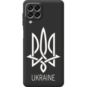 Черный чехол BoxFace Samsung Galaxy M33 5G (M336) Тризуб монограмма ukraine