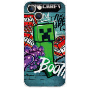 Чехол BoxFace Apple iPhone 13 Minecraft Graffiti