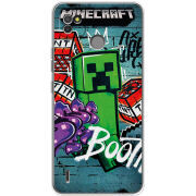 Чехол BoxFace Tecno POP 4 LTE Minecraft Graffiti