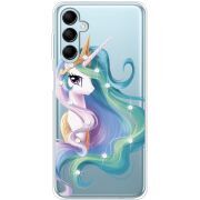 Чехол со стразами Samsung Galaxy M14 5G (M146) Unicorn Queen