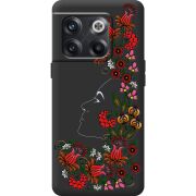 Черный чехол BoxFace OnePlus 10T 3D Ukrainian Muse