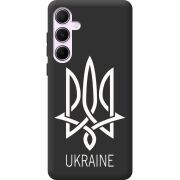 Черный чехол BoxFace Samsung Galaxy A55 5G (A556) Тризуб монограмма ukraine
